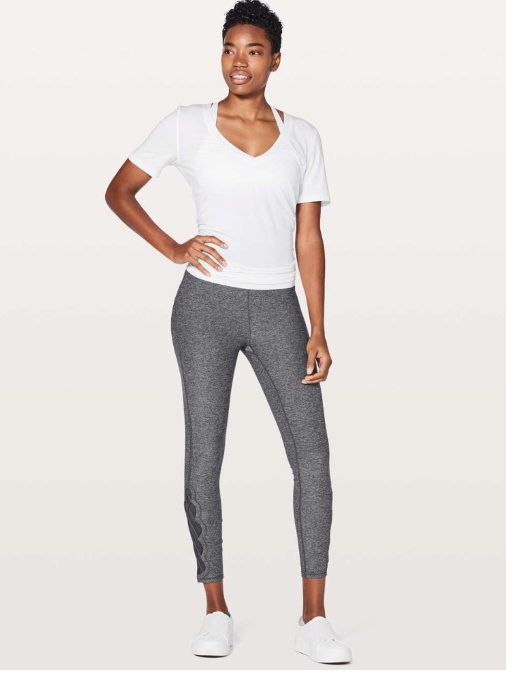 Lululemon Tied To It 7/8 Tight 25" (with small hole)